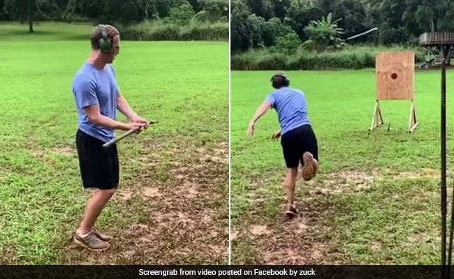 Mark Zuckerberg का दिखा अलग अवतार, गजब अंदाज में फेंका भाला, 50 लाख बार देखा गया Video