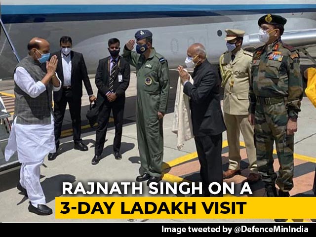 Rajnath Singh Embarks On Three-Day Visit To Ladakh