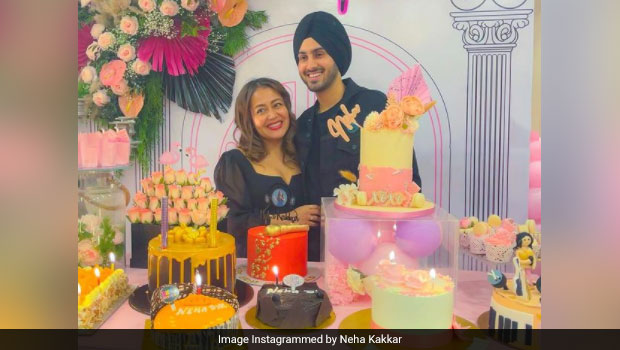 Neha Kakkar Celebrated Her 33rd Birthday With Hubby Rohanpreet And Tableful Of Cakes - See Pics