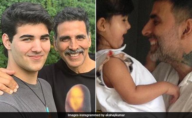 Father's Day 2021: Akshay Kumar's Post For His Dad And Kids Aarav, Nitara Is Everything