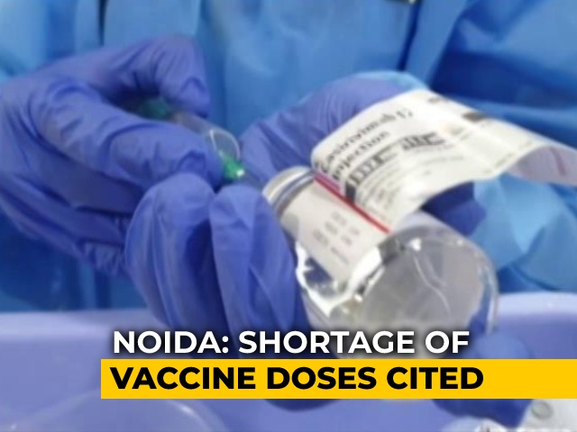 Government Vaccination Centres In Noida Remain Shut For Second Day