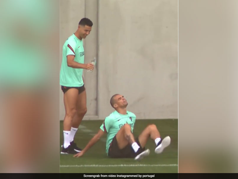 Euro 2020: Watch How Cristiano Ronaldo Comes To Teammate Pepe's "Help"