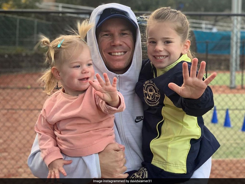David Warner Posts Picture With His Daughters Ivy And Isla After Returning Home