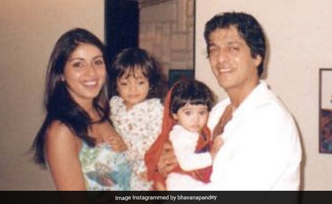 Baby Ananya With Parents Chunky And Bhavana Pandey In An Adorable Throwback Pic