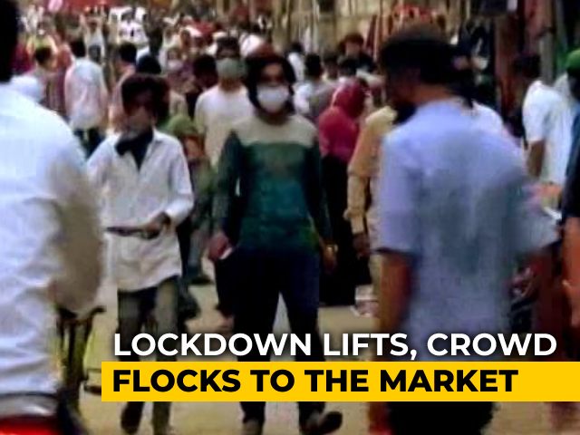 No Mask, No Social Distancing As Lockdown Lifts