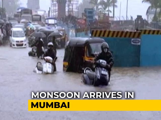 Rain Red Alert In Mumbai As Monsoon Triggers Waterlogging