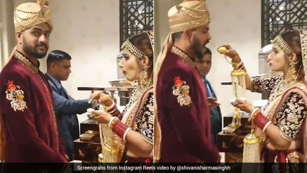 Viral Video: Bride Makes Groom Long For Mouth-Watering Pani Puri