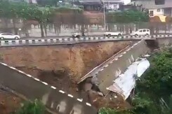 Video: Portion Of National Highway In Arunachal's Itanagar Caves In Video: Portion Of National Highway In Arunachal's Itanagar Caves In