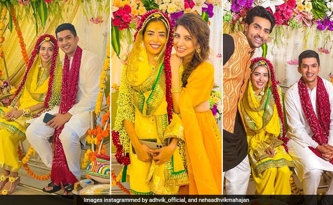 Adorned In Yellow From Head To Toe, Sana Sayyad Looked Brighter Than Sunshine On Her Haldi Ceremony
