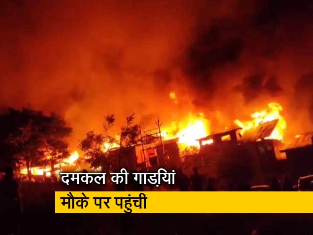 जम्मू-कश्मीर के बारामूला में भीषण आग, कई घर जलकर खाक