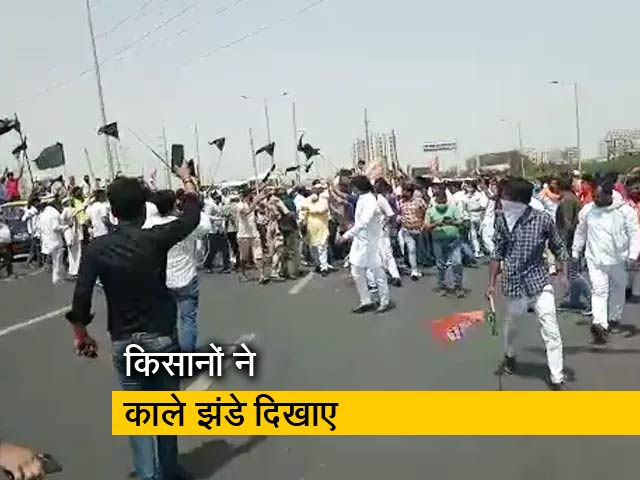 गाजीपुर बॉर्डर पर बीजेपी कार्यकर्ताओं और किसानों के बीच हुई झड़प