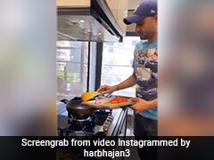 Watch: This Is What Harbhajan Singh Cooked Today