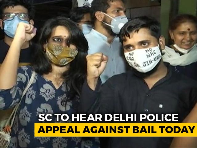 Supreme Court To Hear Delhi Police Appeal Against Student-Activists' Bail Today