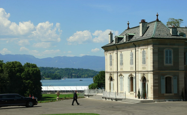 Historic Lakeside Villa In Geneva Hosts Joe Biden-Vladimir Putin Talks