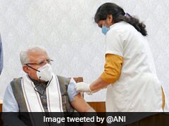 Haryana Chief Minister ML Khattar Receives Second Dose Of Covid Vaccine