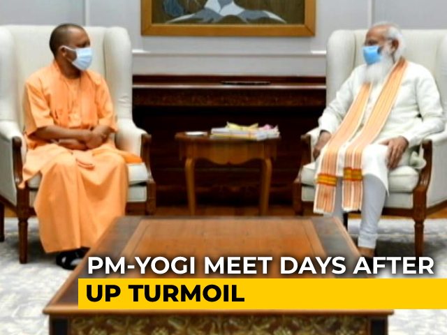 Yogi Adityanath's One-Hour Meet With PM Modi Amid Talk Of UP Changes