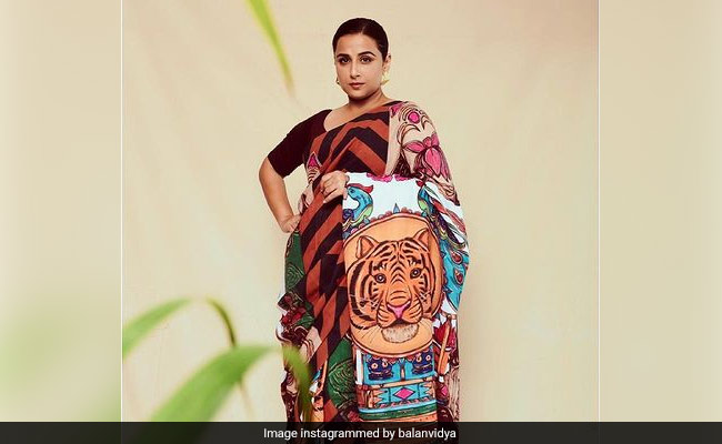 <i>Saree</i>, Not Sorry: Vidya Balan Is A <i>Sherni</i>, "All Day, Every Day"