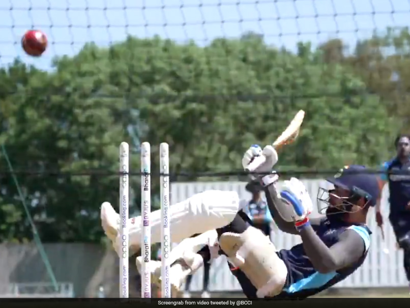 Watch: Virat Kohli Takes Evasive Action Against Short Ball During Net Session Ahead Of WTC Final
