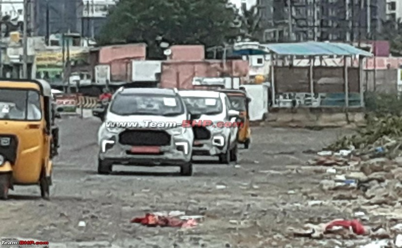 Updated Ford EcoSport Spotted Testing With New DRLs and Alloy Wheels