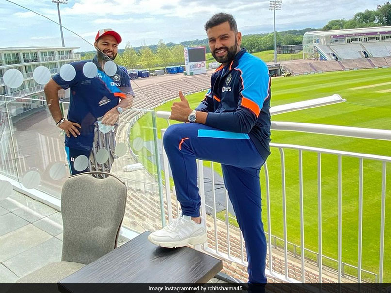WTC Final: Rohit Sharma Shares Picture With Rishabh Pant ...