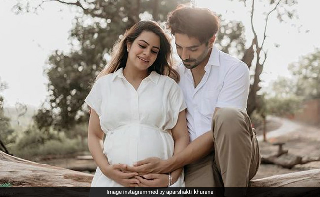 Dad-To-Be Aparshakti Khurana Cradles Wife's Baby Bump In New Picture. See Here