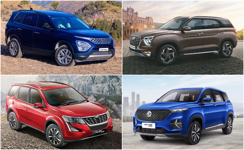 Hyundai Alcazar vs Tata Safari vs MG Hector Plus vs Mahindra XUV500: Spec Comparison