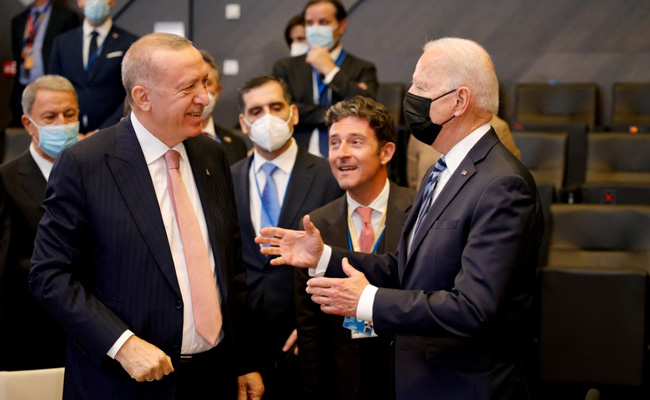 Recep Tayyip Erdogan Says Held "Fruitful, Sincere" Talks With Joe Biden