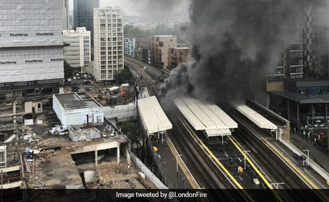 15 Fire Engines Tackle Blaze At London Industrial Units Near Thames