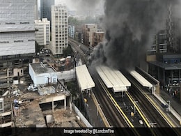 15 Fire Engines Tackle Blaze At London Industrial Units Near Thames 15 Fire Engines Tackle Blaze At London Industrial Units Near Thames