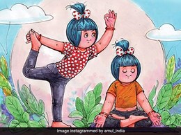 'Sabse Aasan Snack': Amul Celebrates International Yoga Day In Its Trademark Style