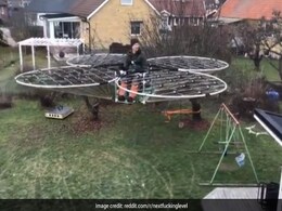 शख्स ने लगाया गजब दिमाग, जुगाड़ से बना डाला इंसान को बैठाकर उड़ने वाला Drone, लोग बोले- ये Flying Car जैसा है - देखें Video शख्स ने लगाया गजब दिमाग, जुगाड़ से बना डाला इंसान को बैठाकर उड़ने वाला Drone, लोग बोले- ये Flying Car जैसा है - देखें Video