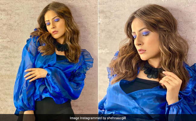 Trust Shehnaaz Gill To Send Shockwaves Even With Her Electric Blue Top