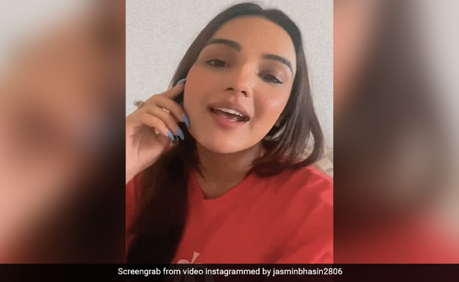 Jasmin Bhasin Grooving To Her "Favourite Line" From Her New Song Is The Cutest Thing You'll See Today