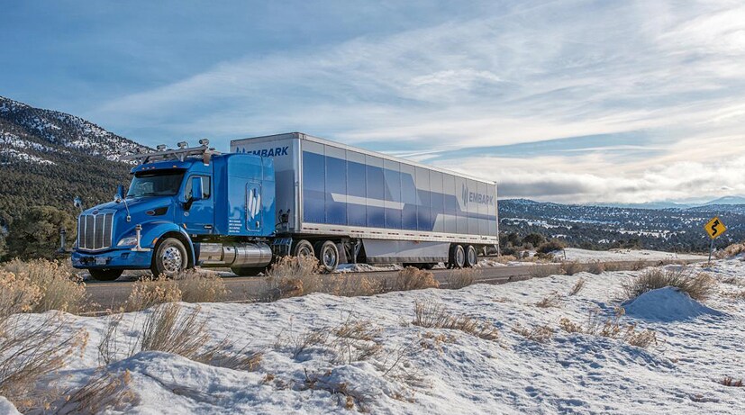 Self Driving Truck Startup Embark Goes Public In $5.2 Billion SPAC Deal
