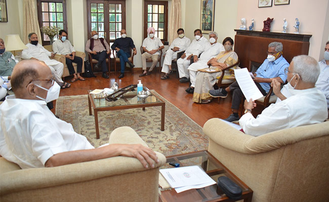 "Wasn't Political," Says NCP After 8 Parties Meet At Sharad Pawar's House