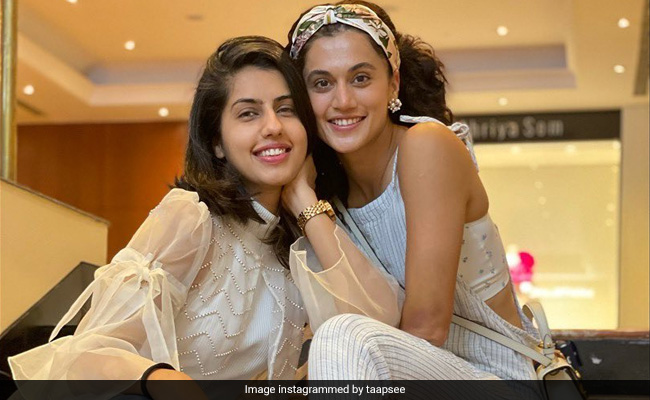 Taapsee Pannu And Her Sister Shagun