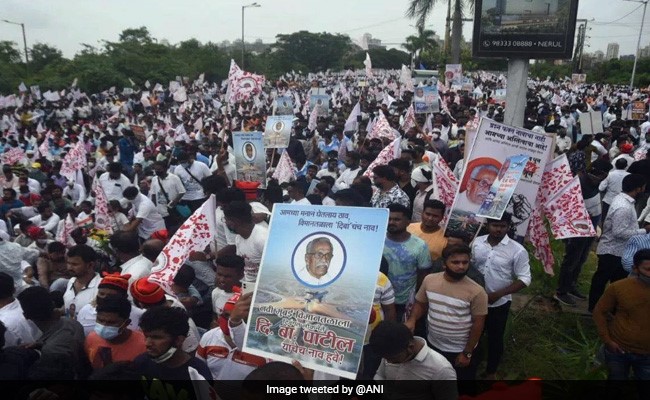 Protestors Demand Naming Of Navi Mumbai Airport After Activist D B Patil