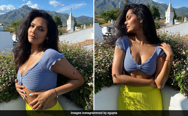 It's A "Lot Like Summer" When Esha Guupta Dresses Up In A Pastel Co-Ord Set