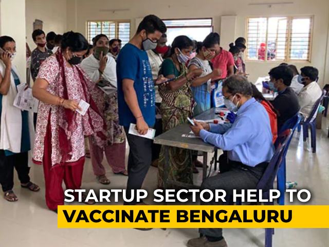 Start-Up Sector Playing Key Role In Vaccinating Bengaluru