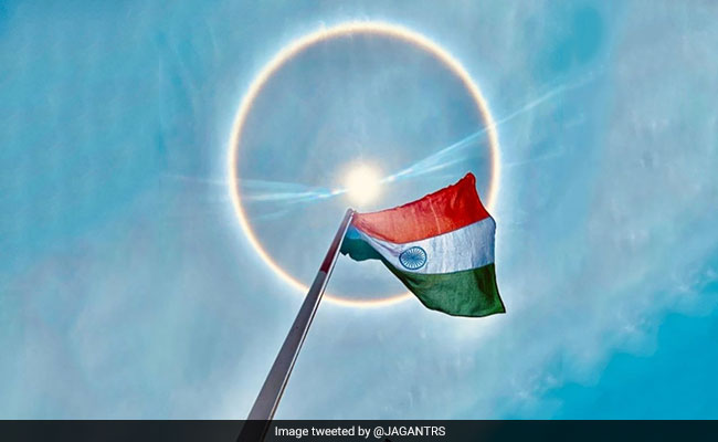 Hyderabad Witnesses Rare Sun Halo On Telangana Formation Day. See Photos