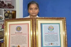Girl, 13, Sets World Record By Breaking 84 Tiles In 84 Seconds Girl, 13, Sets World Record By Breaking 84 Tiles In 84 Seconds