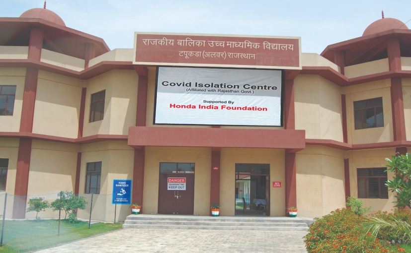 Honda India Foundation Sets Up COVID-19 Isolation Centres In Haryana And Rajasthan