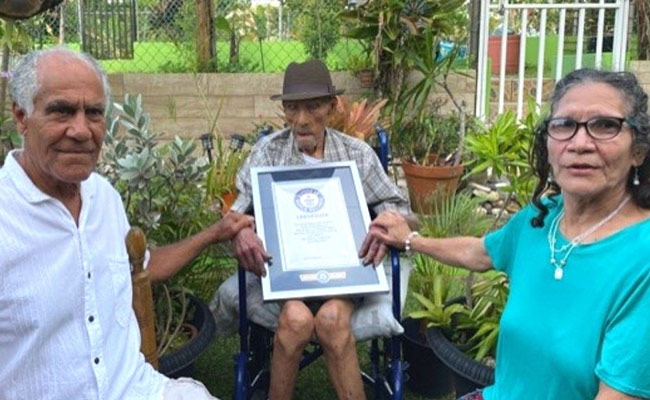 At 112,  Puerto Rican Emilio Flores Marquez Is World's Oldest Living Man