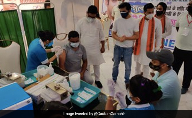 Gautam Gambhir Launches Free Covid Vaccination Drive For Slum Clusters