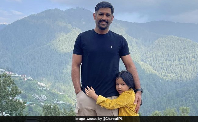 With Ziva Dhoni By His Side, MS Dhoni Sets Style Goals With His Dashing New Handlebar Moustache