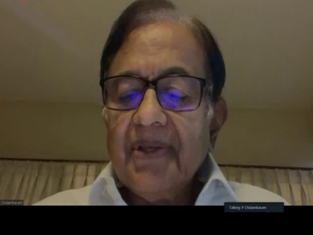 "Darkest Year In Over 4 Decades": P Chidambaram Slams Government On GDP