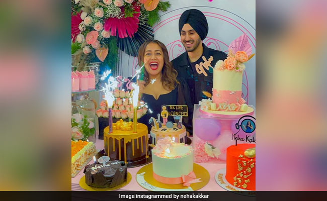 Inside Neha Kakkar's Birthday Bash. See What She Wrote For Her "Prince Charming" - Husband Rohanpreet Singh