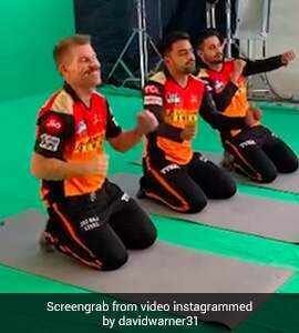 Watch: David Warner Dances With Rashid Khan And Manish Pandey While Shooting For A Commercial