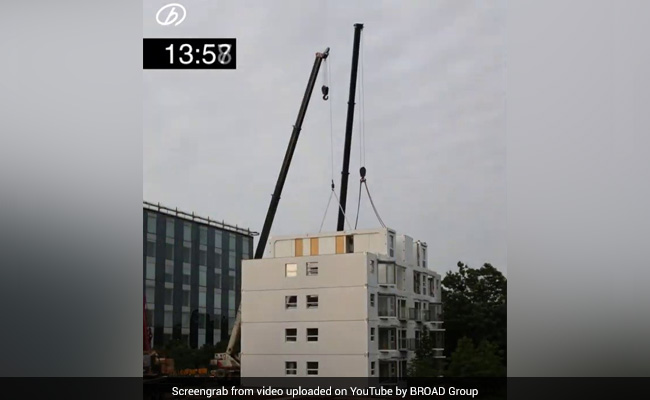 Watch: This 10-Storey Building Was Constructed In Just Over A Day