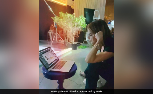 A Scene From Sussanne Khan's Work Diaries. See What She Posted